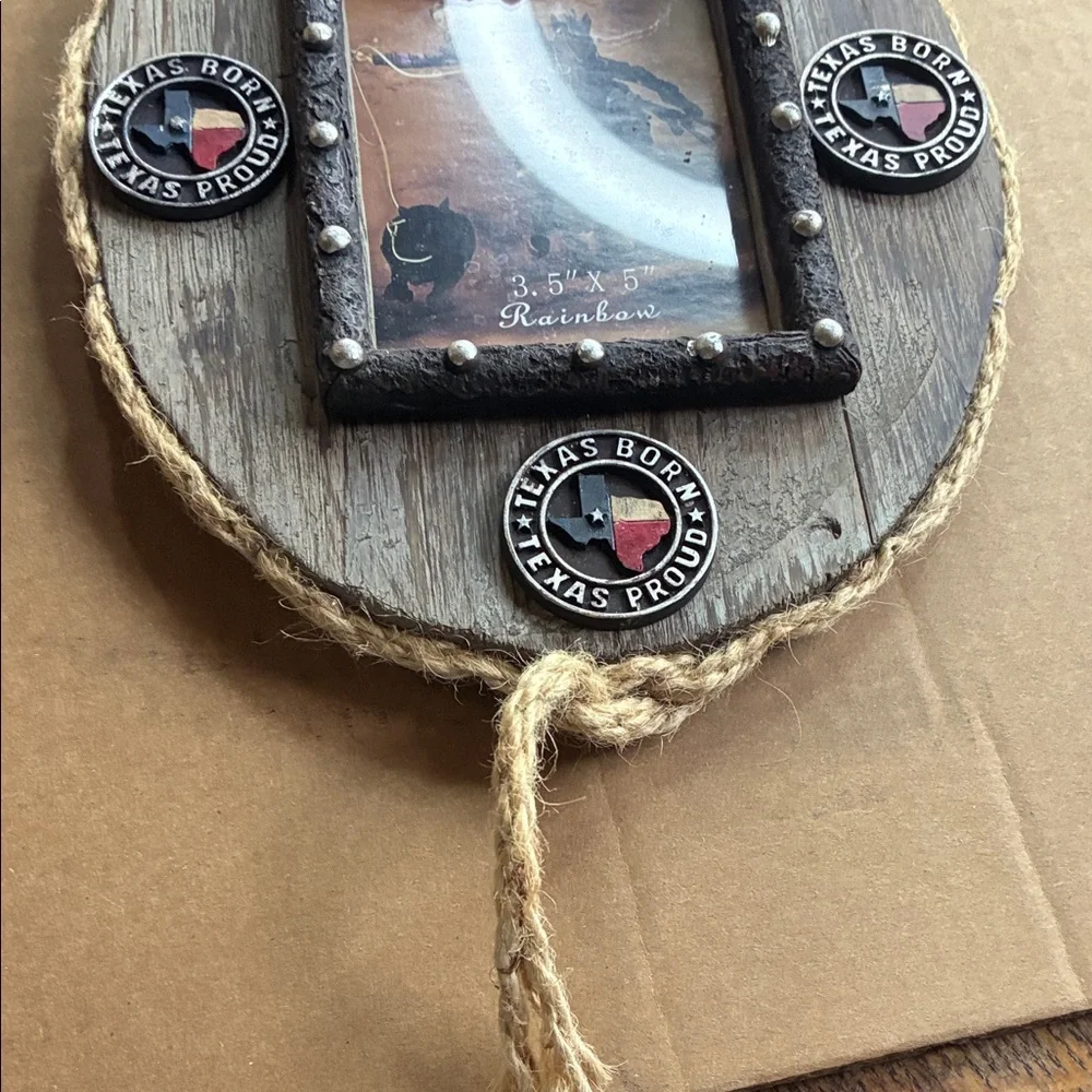 Texas Proud Rustic Rope Picture Frame - Picture 5 of 8